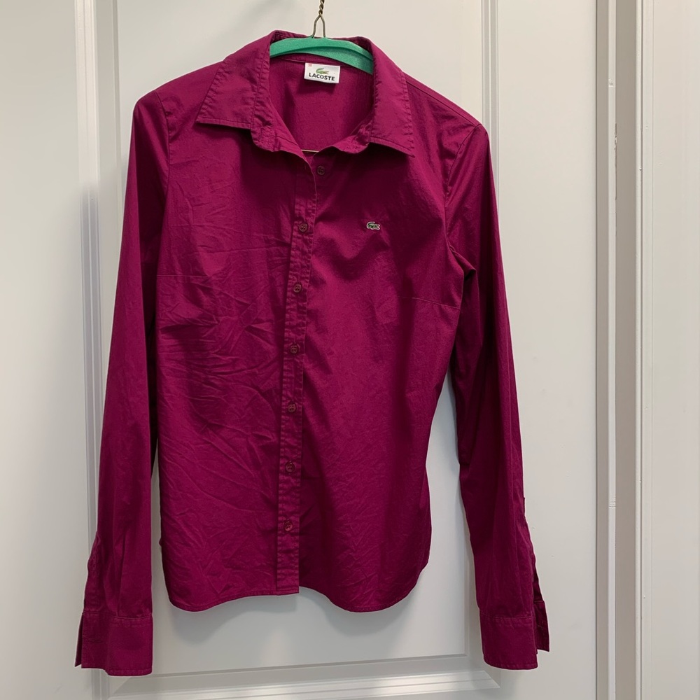 Lacoste button down dress shirt